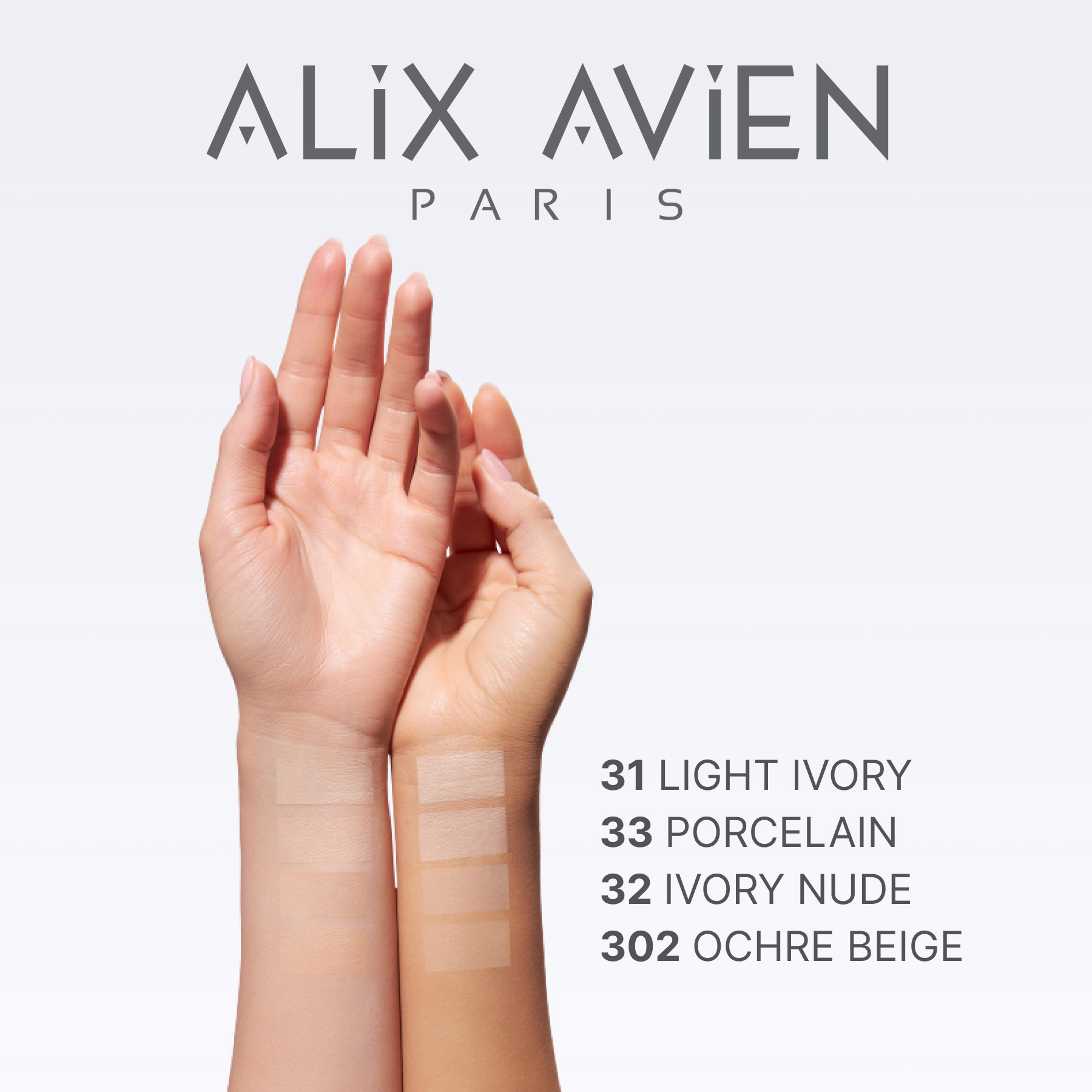 Крем тональный ALIX AVIEN (Liquid foundation 302 ochre beige)