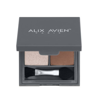 Тени для век ALIX AVIEN (Eyeshadow duo 206 power of pearls & creamy brown 2pcs)