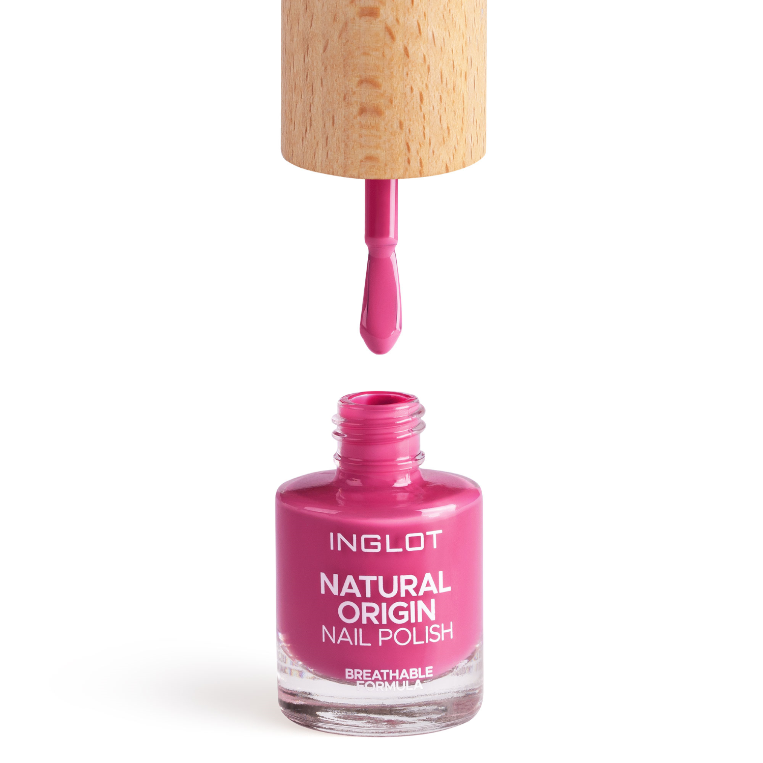 Лак для ногтей Natural Origin INGLOT (Nail polish natural origin 042 summer raspberry)