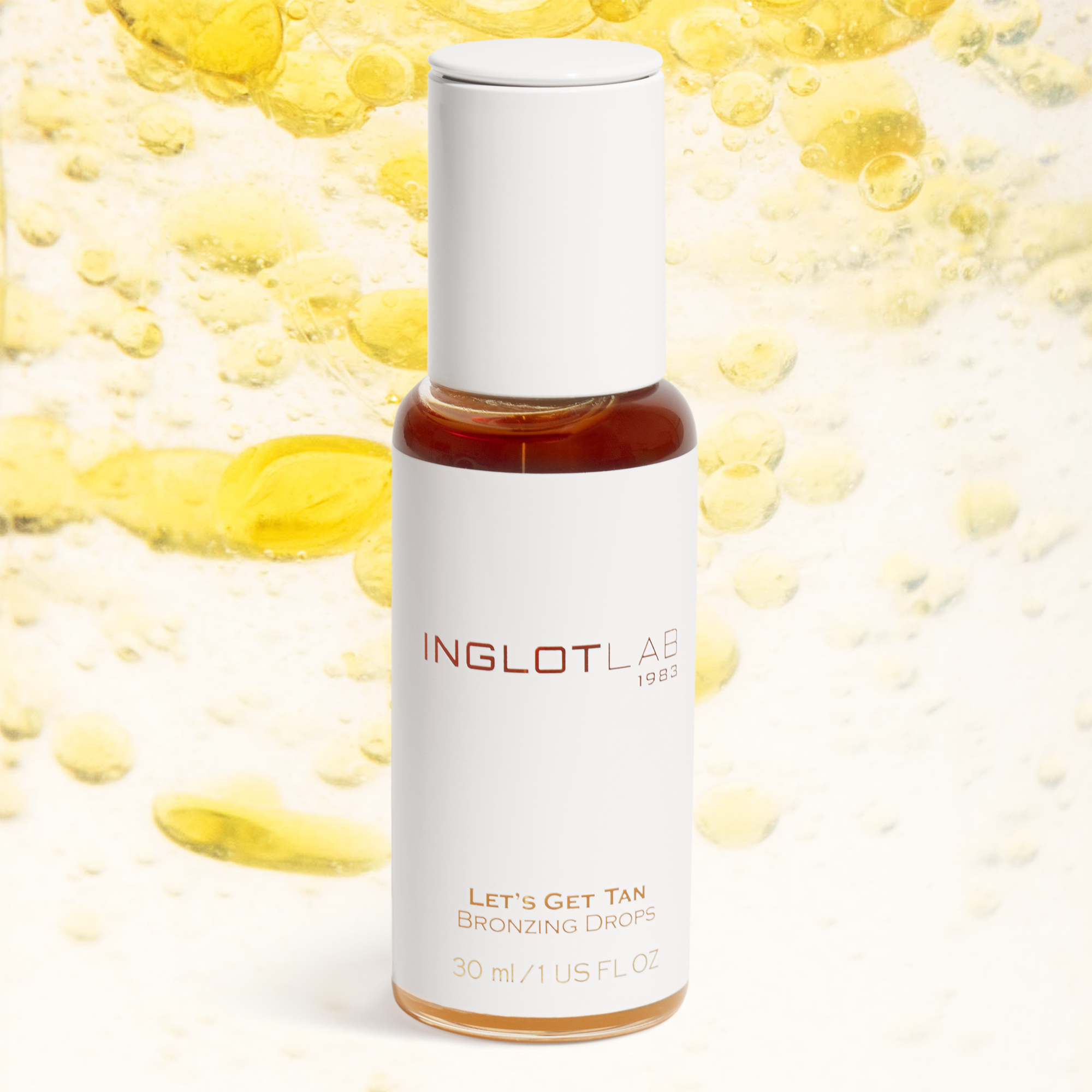 Бронзирующие капли INGLOT (Bronzing drops let`s get tan)