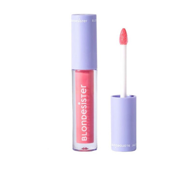 Помада тинт жидкая для губ 2 в 1 BLONDESISTER (Lip oil 2 in 1 sweet gloss tinted - 02 pink chocolate)